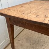 Solid wooden farm table with 1 drawer