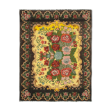 Handwoven Vintage Flatweave Brown Kilim 200 cm x 246 cm - 23362