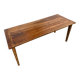 Farm table in walnut with spindle legs.