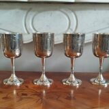 Set of 6 metal glasses