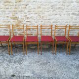 Six vintage chairs