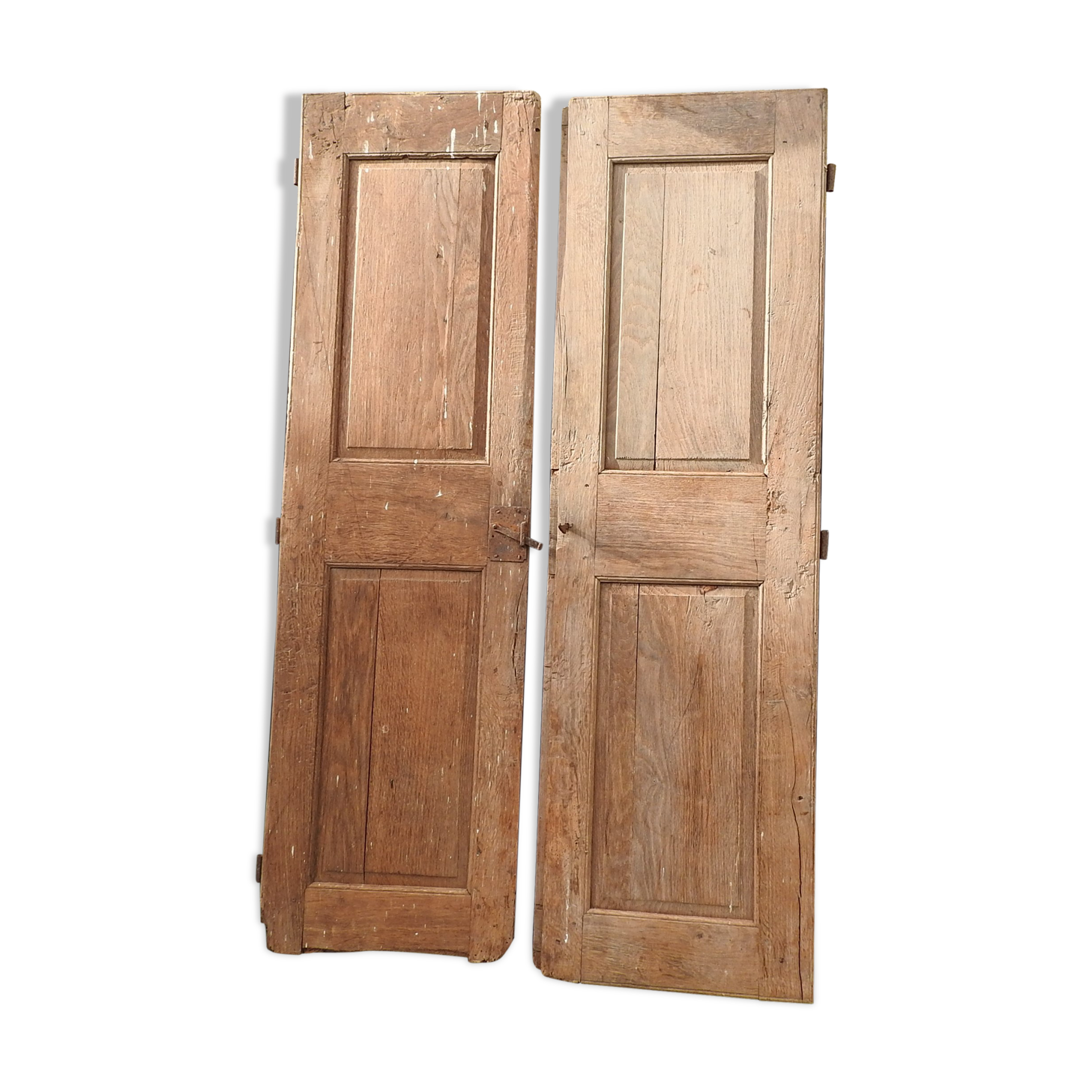 Old pair of closet doors in 19th century oak