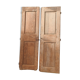 Old pair of closet doors in 19th century oak