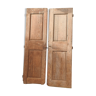Old pair of closet doors in 19th century oak