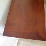 4-drawer chest of drawers - empire style - with detached columns - mahogany-bronze stain