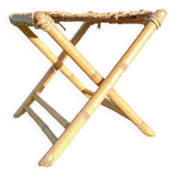 Retro bamboo stool
