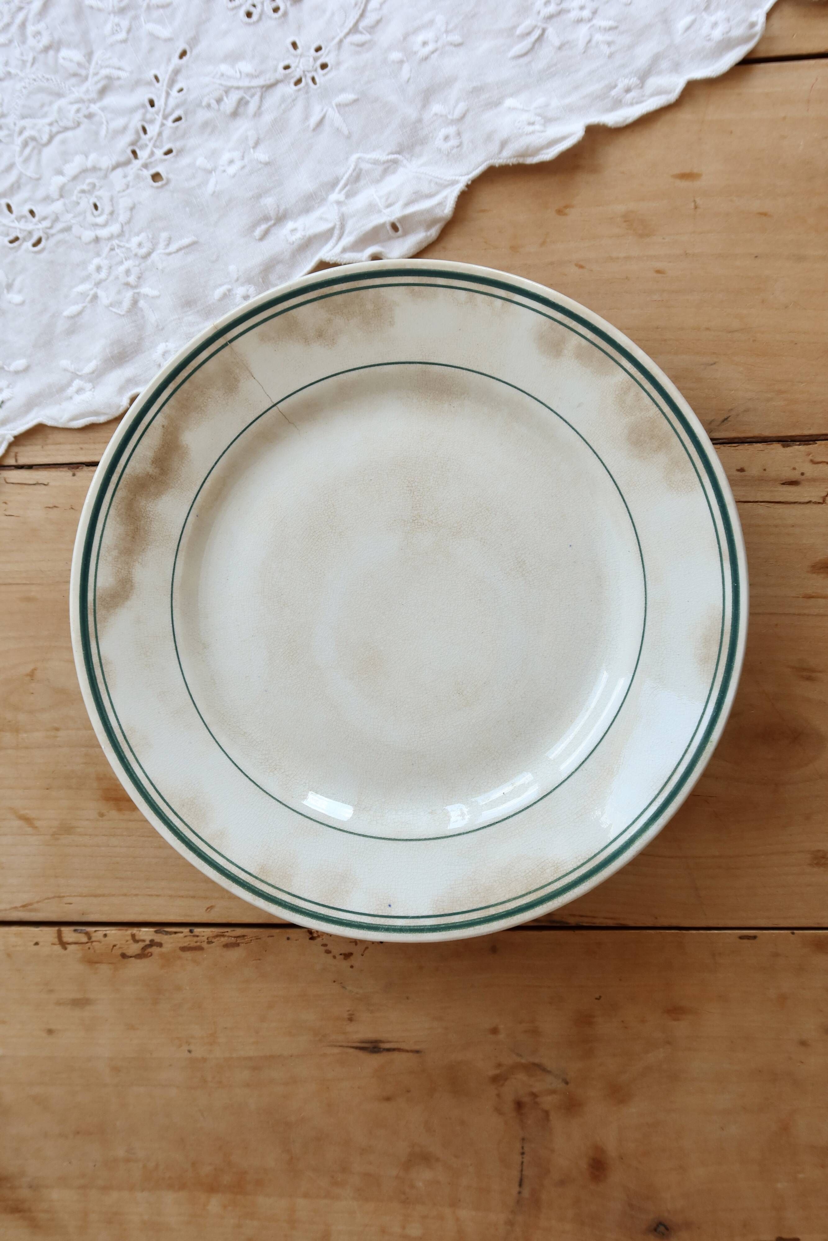 Low iron patina compote dish K&G Lunéville