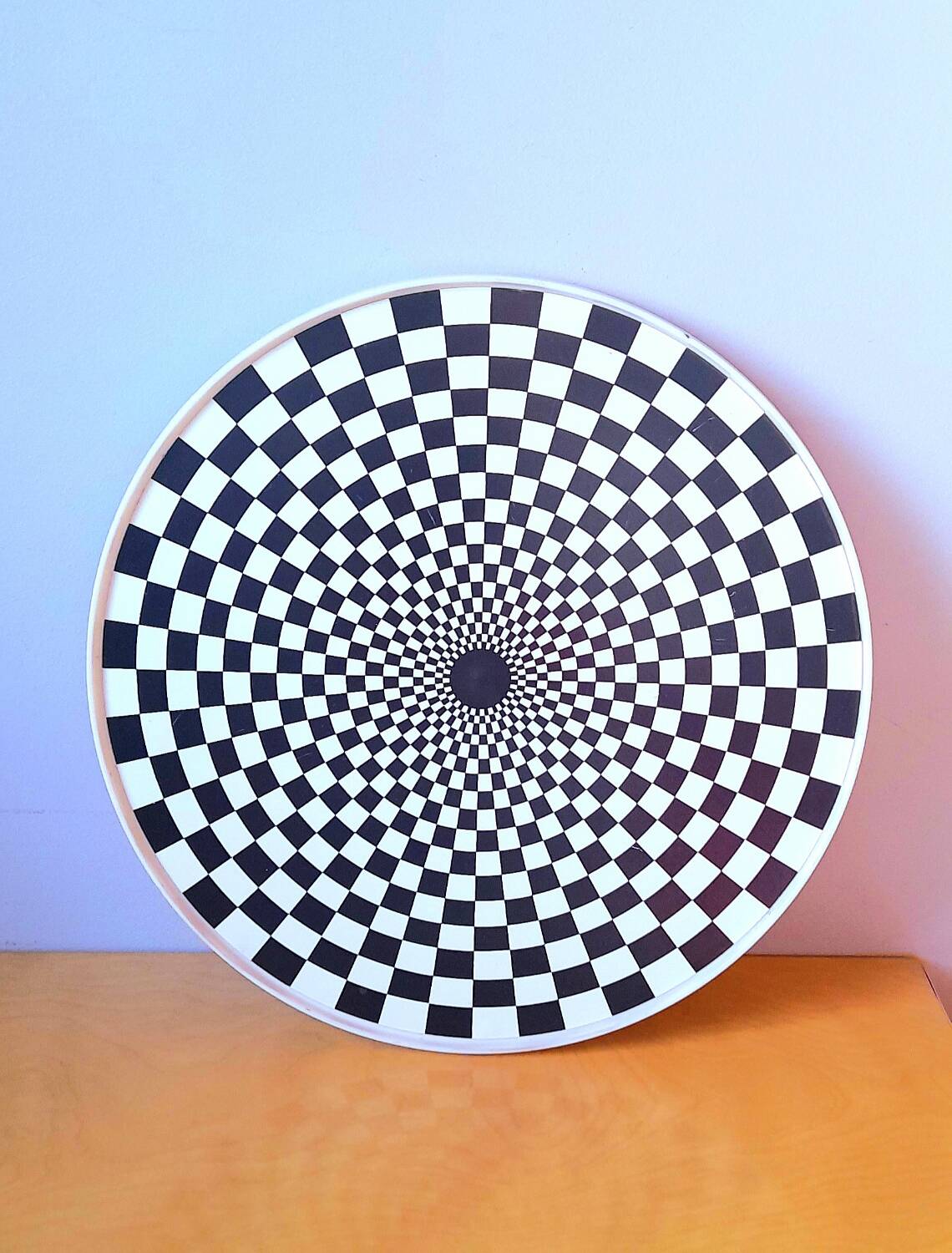 Op art turntable 70s