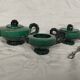 Vallauris green tea set – 1960s