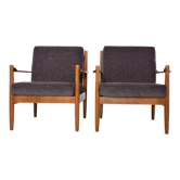 Pair of Scandinavian armchairs, dating from the 50s / 60s