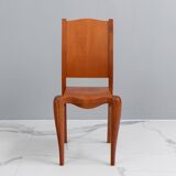 Set of 6 of "Placide of Wood" Chairs by Philippe Starck for Driade, 1989
