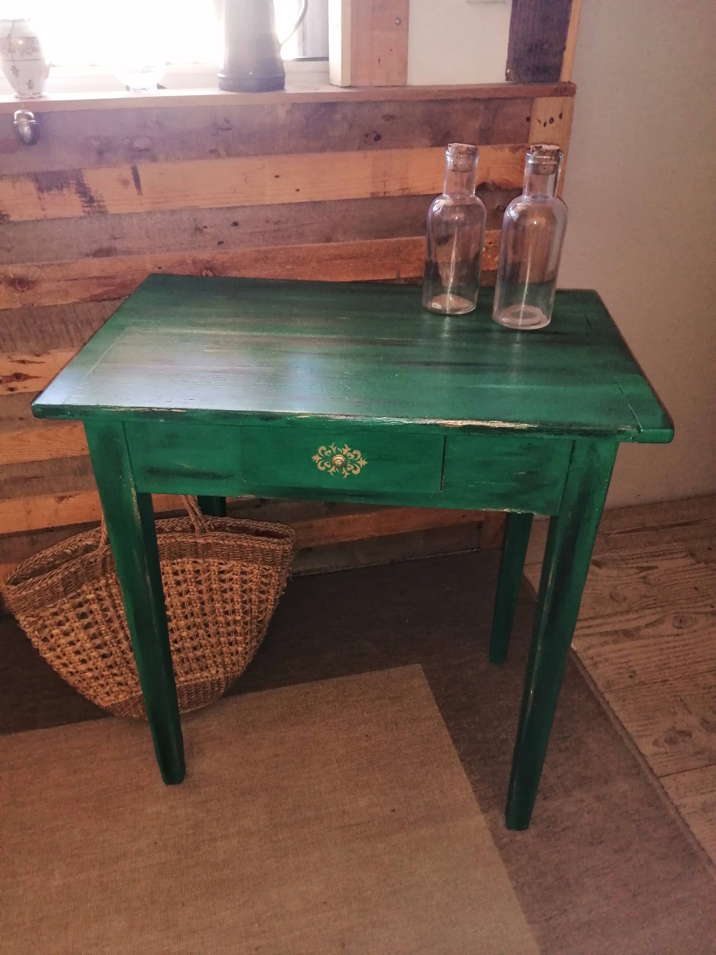 Green table