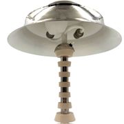 Lampe de table pagode de l'âge spatial, France années 1970