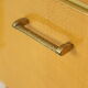 Pair of vintage wooden bedside tables brass handles 60s design
