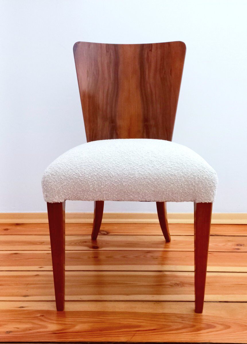 Chairs by J. Halabala for Up Races, Czechoslovakia, 1940s, Set of 4