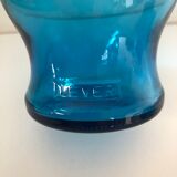 Flacon bleu Lever vintage