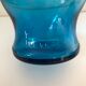 Flacon bleu Lever vintage