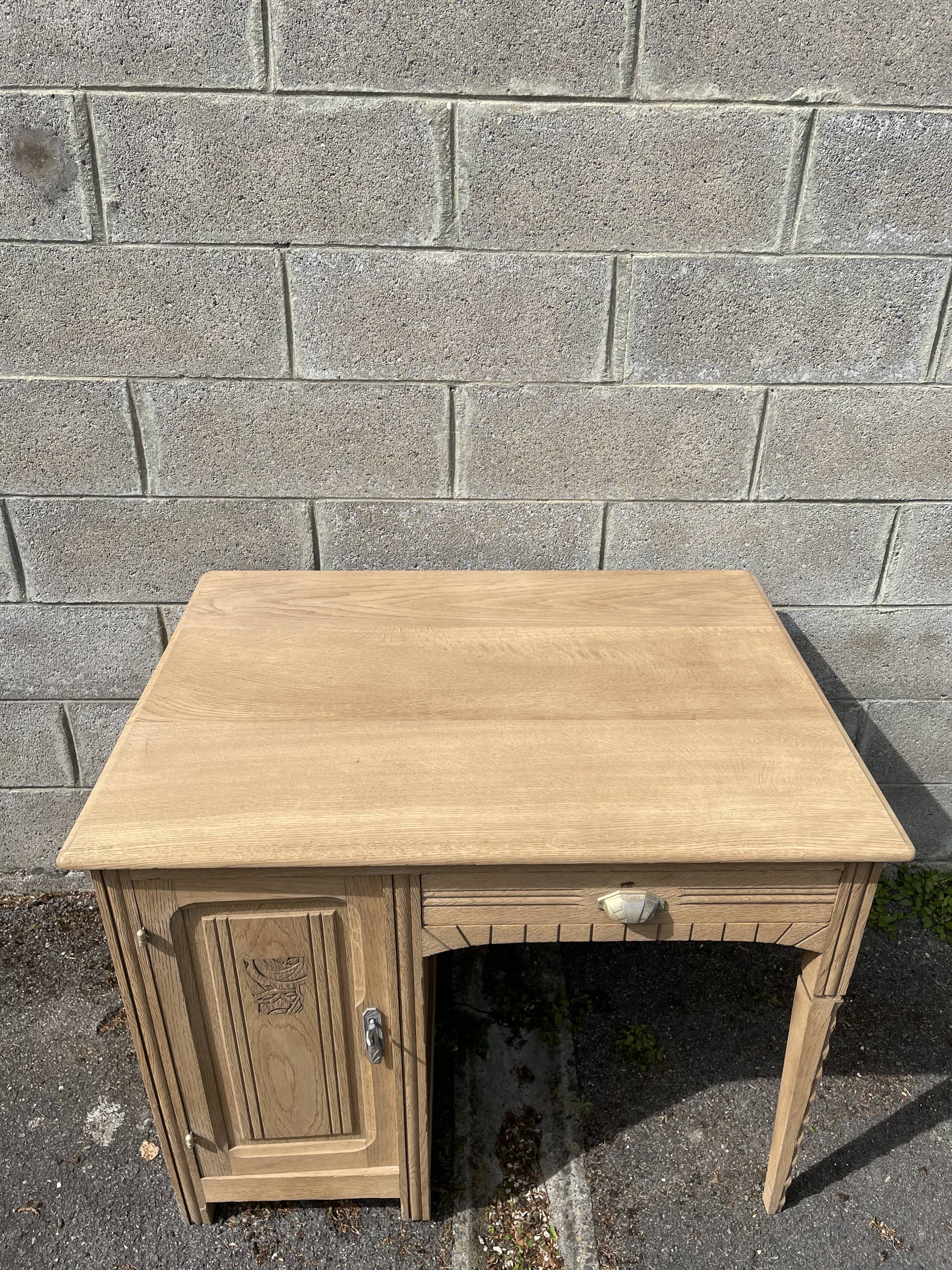 Art Deco children's desk in solid wood