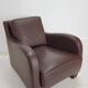 Modern Brown Leather Armchair from Musa Design, Italy, 1990s