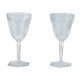 Pair of Baccarat crystal water glasses model Compiègne