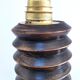 Solid wood lamp base by Charles Dudouyt