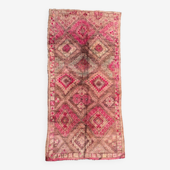 Boujad. tapis marocain vintage, 186 x 380 cm