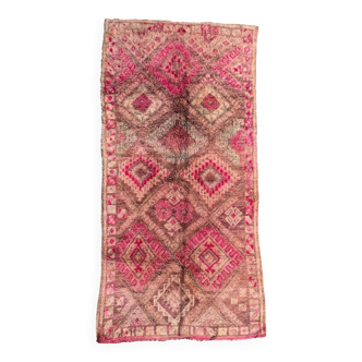 BOUJAD. Vintage Moroccan Rug, 186 x 380 cm