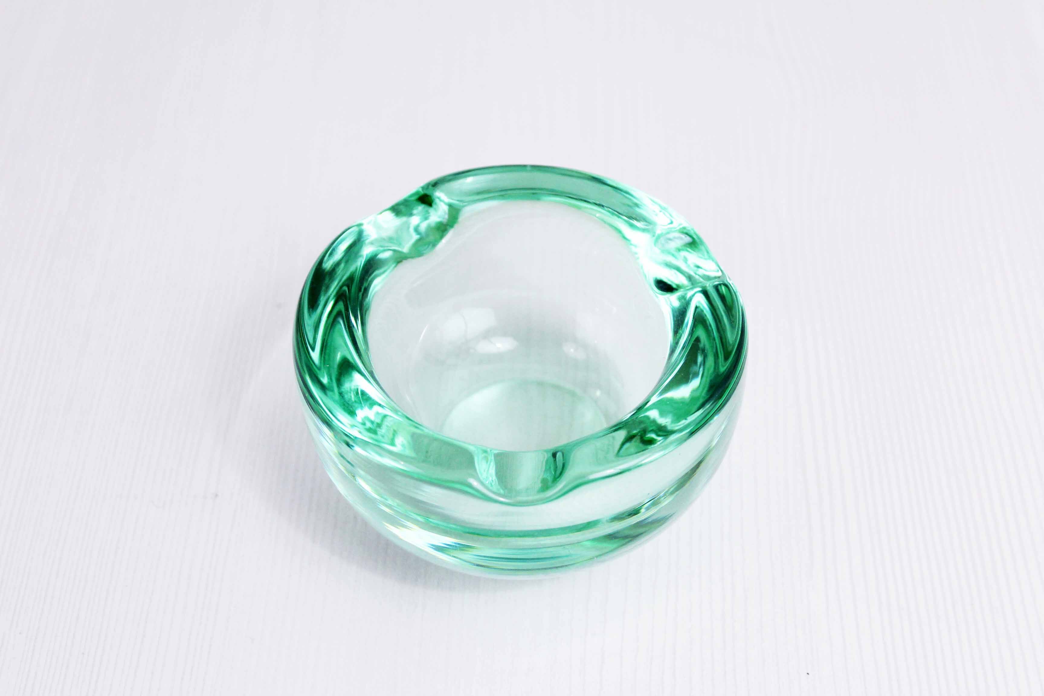 Ashtray in crystal Daum France