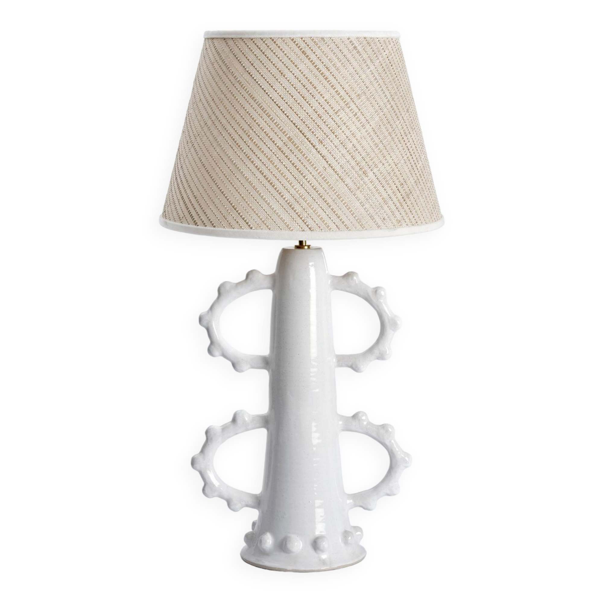 Studio B Lamp Base All White, ES x Kinkatou