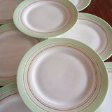 12 assiettes à dessert Descotte Reboisson & Barranger (D.R.B.) Limoges