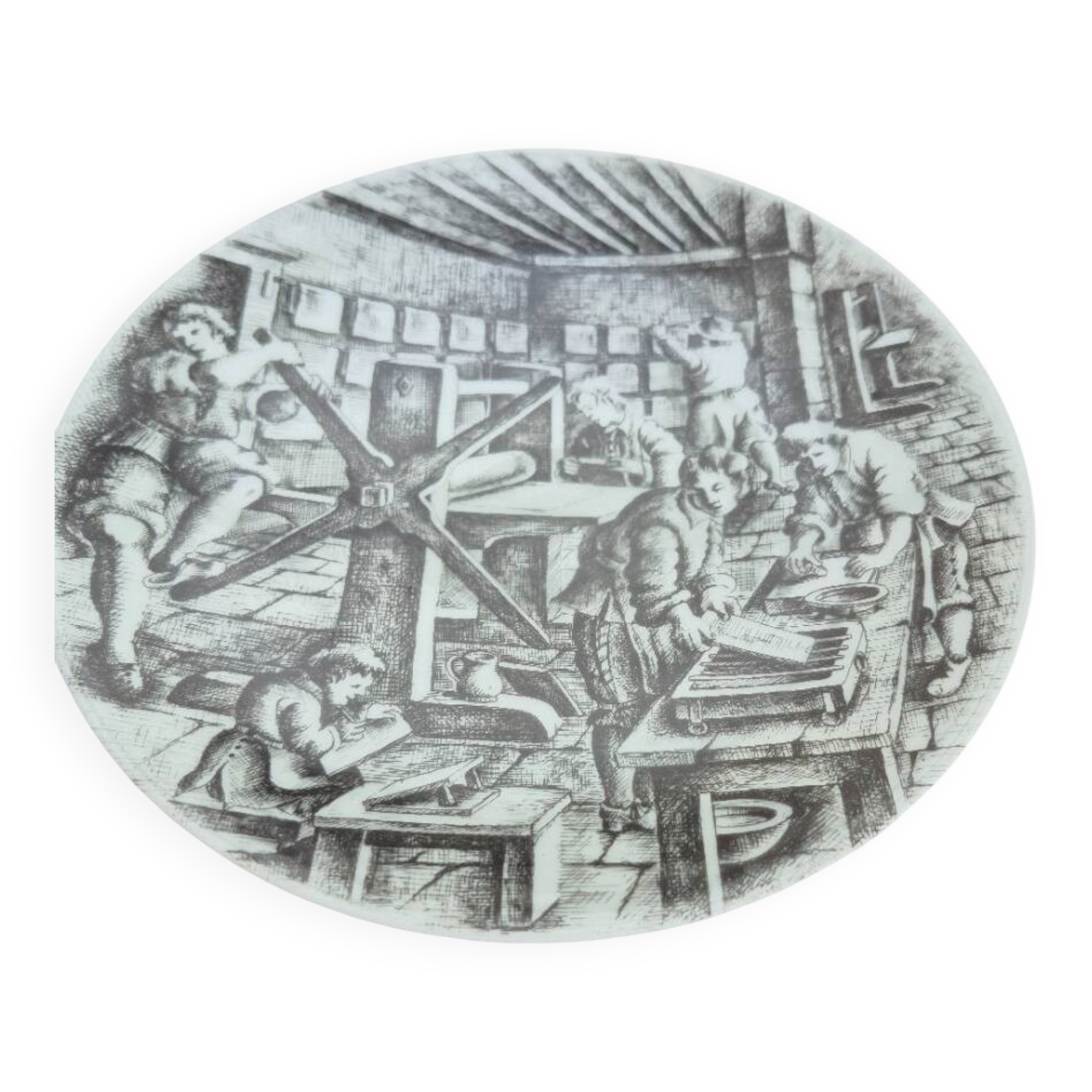 decorative plate Havilland night of the book