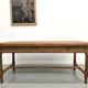 Large extendable farmhouse table in solid cherry wood - 1900s