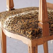 Fauteuil de bureau louis XVI en merisier