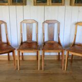 Set of 3 Art Deco chairs