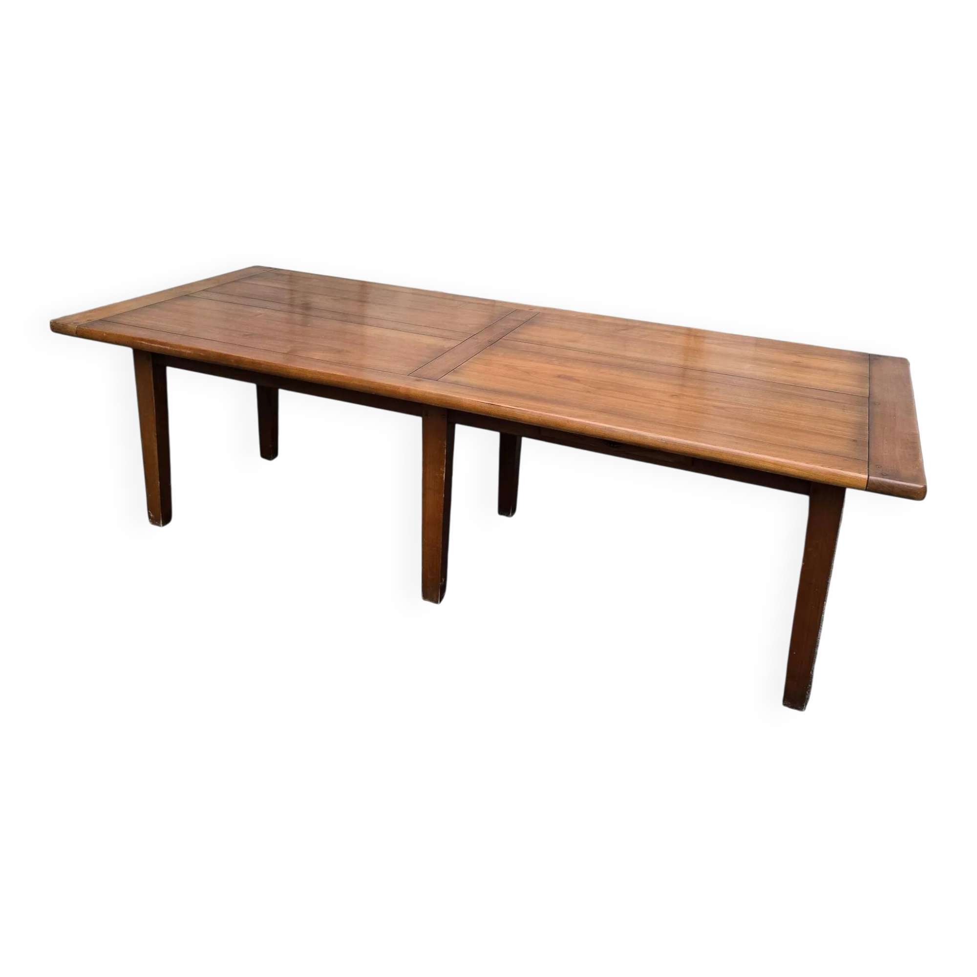 Large solid wood dining table - 2.5m