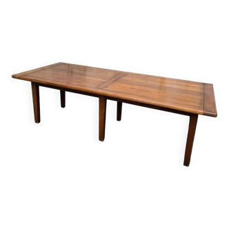 Large solid wood dining table - 2.5m