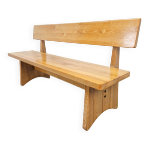 banc vintage en frêne - 1960