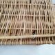 Old wicker trunk