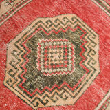 3x10 oriental geometric vintage runner rug,102x323cm