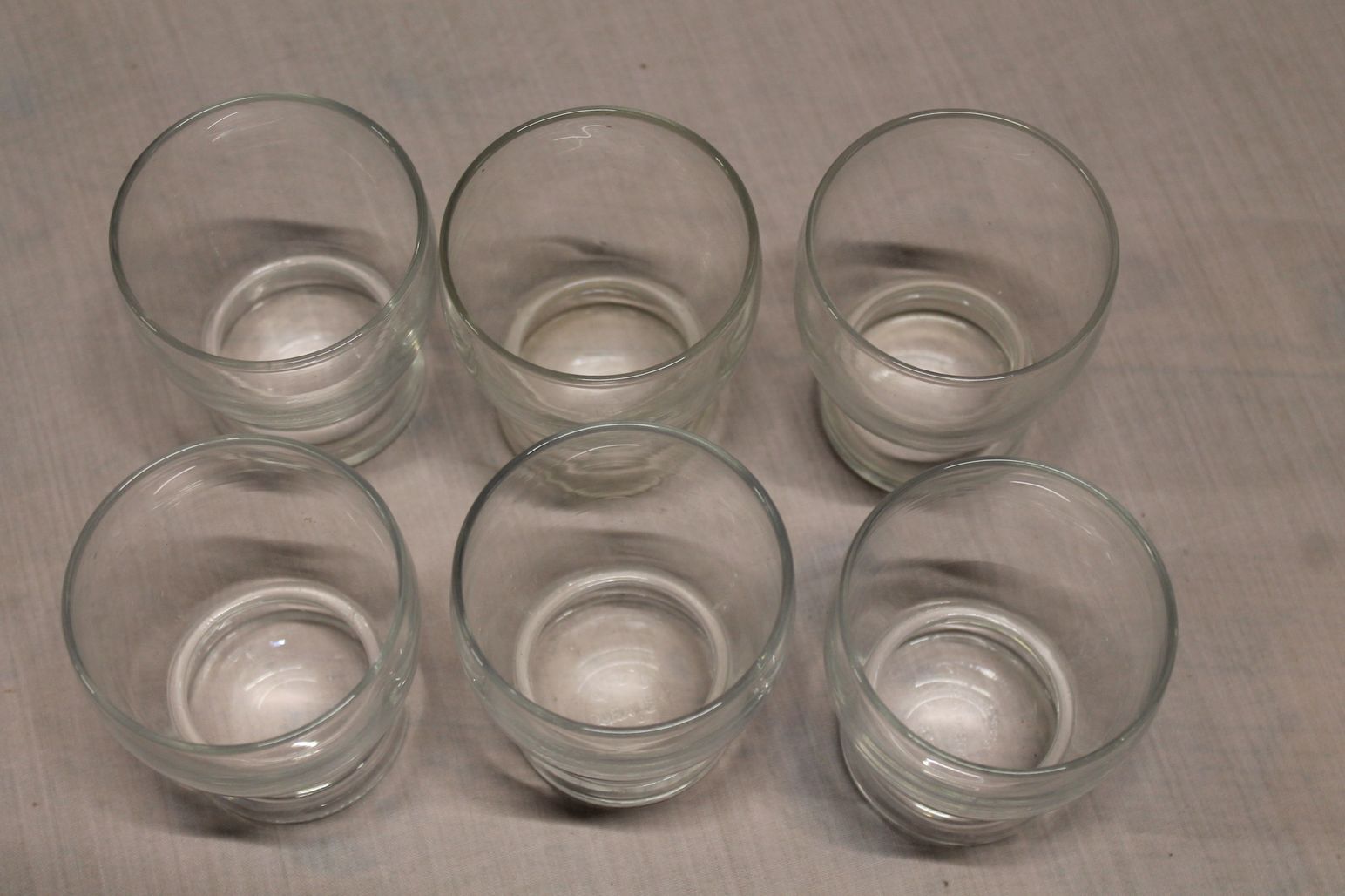 Lot of 6 Duralex glasses