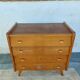 chest of drawers with compass feet, 1960s-1970s