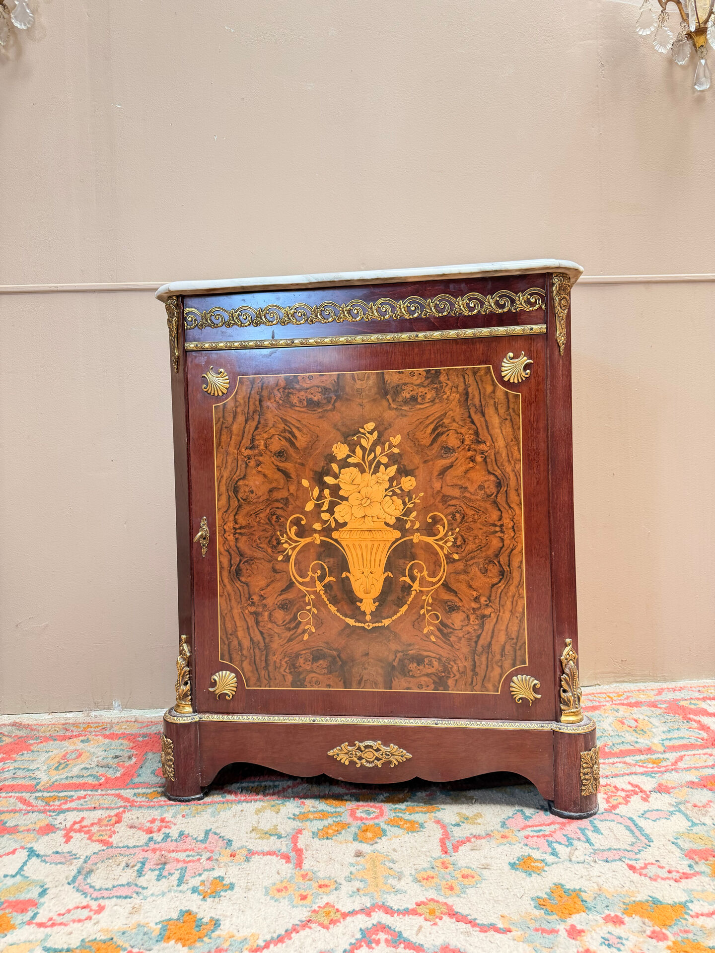 SUPPORT FURNITURE IN NAPOLEON III STYLE MARQUETRY