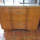Vintage 1960s oak sideboard
