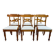 Suite de 6 chaises anglaise en acajou restaurées