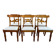 Suite de 6 chaises anglaise en acajou restaurées