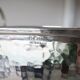 Champagne bucket circa 1960, Italian design Fratelli Cassetti, silver plated metal