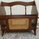 Porte-revues avec cannage vintage