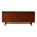 Scandinavian teak sideboard with doors and drawers, 1950s/60s