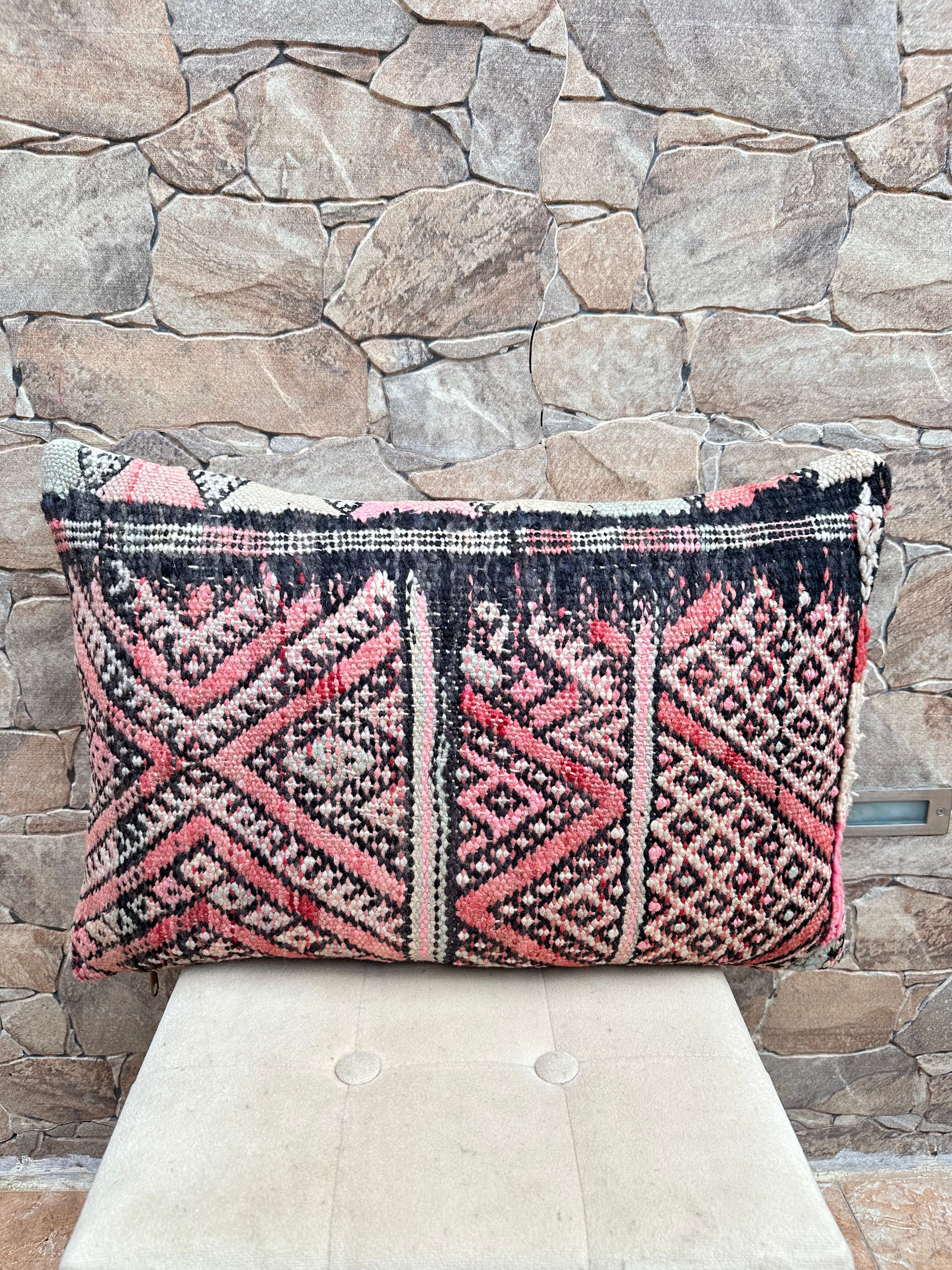 Housse de coussin marocain berbère vintage