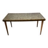Glass terazo coffee table